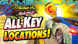 All Key Locations in Cruis'n Blast! (Unlockable Guide - Switch)