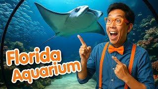I visited the Florida Aquarium thanks to Blippi!!