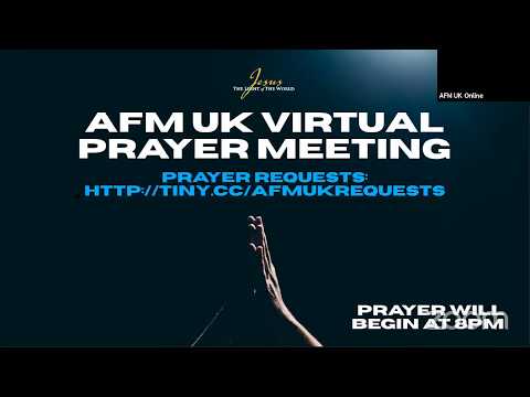 01-05-2020: FRIDAY PRAYER MEETING