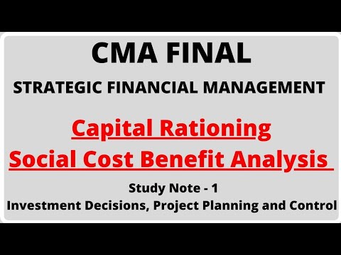 SFM | Strategic Financial Management | CMA Final | CMA Junction
