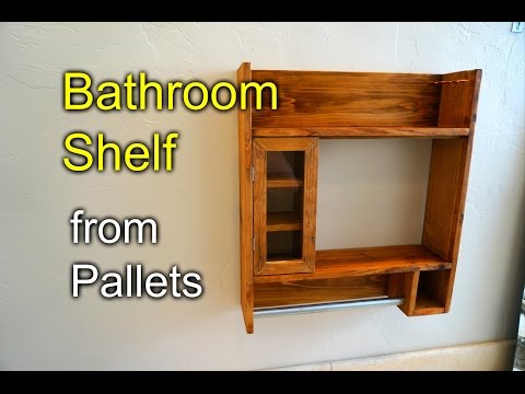 Bathroom Shaving Shelf from Pallet Wood - How To