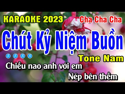 Chút Kỷ Niệm Buồn Karaoke Tone Nam | Nhạc Sống Cha Cha Dễ Ca | Karaoke Gia Thịnh
