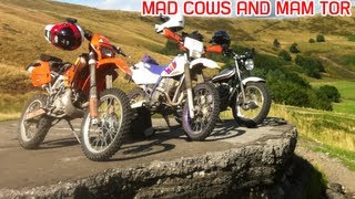 preview picture of video 'Mad Cows and Mam Tor, dual sports in the Derbyshire Peak Disctrict'