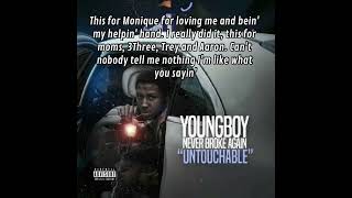 NBA YoungBoy - Untouchable Lyrics