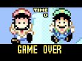 Game Over Time Up Super Mario Advance 2 Super Mario World GBA Com Mario Luigi