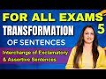 Transformation Of Sentences Made Easy 5 English Grammar Tricks By Rani Ma Am For All Exams