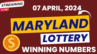 Maryland Midday Lottery Results For - 07 Apr, 2024 - Pick 3 - Pick 4 - Pick 5 - Powerball -Cash4life