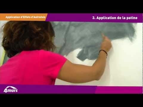 comment appliquer peinture murs d'autrefois