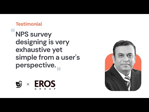 Eros Group transforms customer experience with SurveySparrow