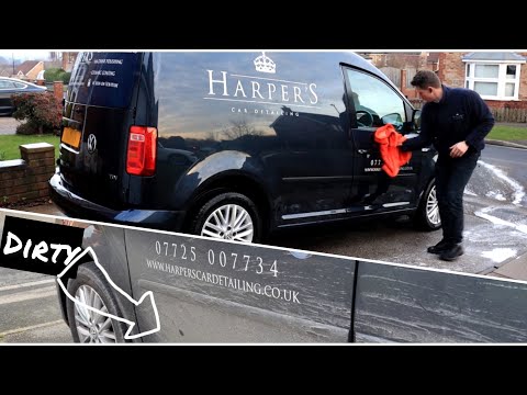 Cleaning my FILTHY Van  - How I Clean My VW Caddy