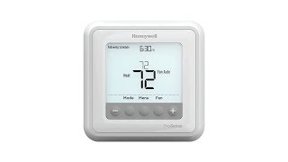 180111 Honeywell T6 Pro Thermostat instruction