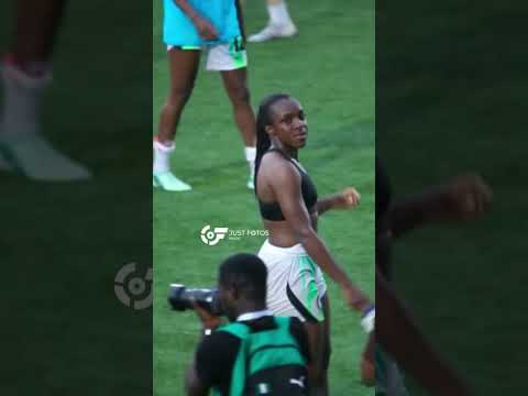 Always a beauty to watch Michelle Aloize of the Super Falcons!  #superfalcon