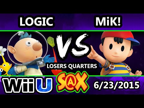 S@X 103 - VGBC | Logic (Olimar) vs Mik! (Ness) SSB4 Losers Quarters - Smash Wii U - Smash 4