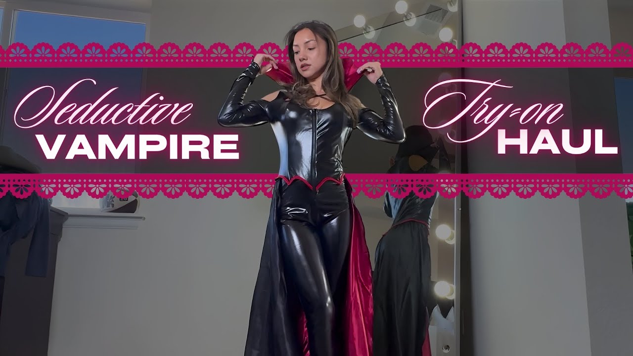 Vampire Costume Try-on🩸 | HALLOWEEN LOOK FROM SPIRIT STORE