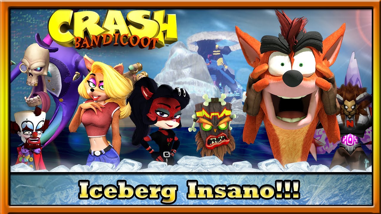 O INSANO ICEBERG de Crash Bandicoot!!!