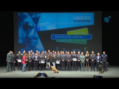Los mejores perros policiales premiados en La Nucia