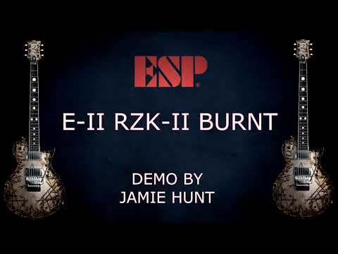 Immagine 2019 ESP E-II RZK-II Burnt Richard Z Signature - Distressed & Burnt | Japan Singlecut Rammstein Active EMG 81 Humbucker Pickups 4.19kg | CoA OHSC - 26