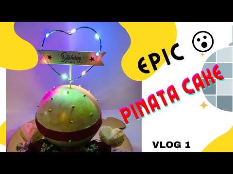 Epic pinata cake on my birthday