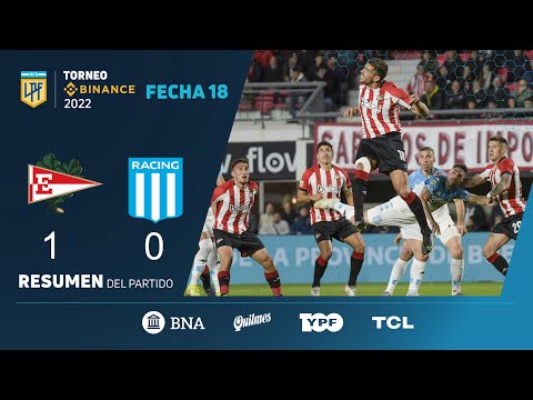 #TorneoBinance | Fecha 18 | resumen de Estudiantes - Racing