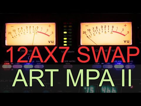 Does Changing The 12AX7 Tubes Make A Difference with In The ART MPA Preamp For Vintage GE Tubes