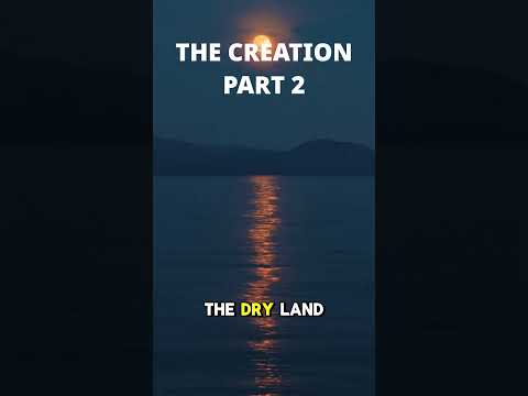 The Creation of the Seas and the Land | PART 2 #bible #quotes #religion #jesus #spirituality #shorts