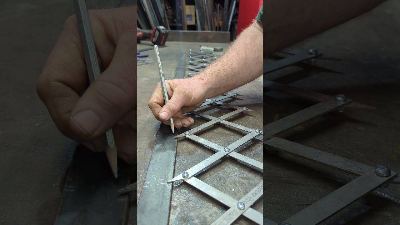 ASMR TOOLS the handy easy to use tool the Picket Master pro equal spacing layout tool. #welding #usa