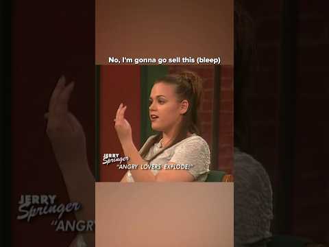 “He ain’t getting that ring back!” #JerrySpringer
