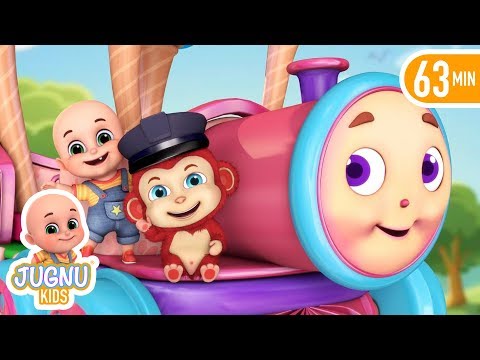 Chuk Chuk Rail | Hindi Poems | hindi rhymes for Children from Jugnu Kids
