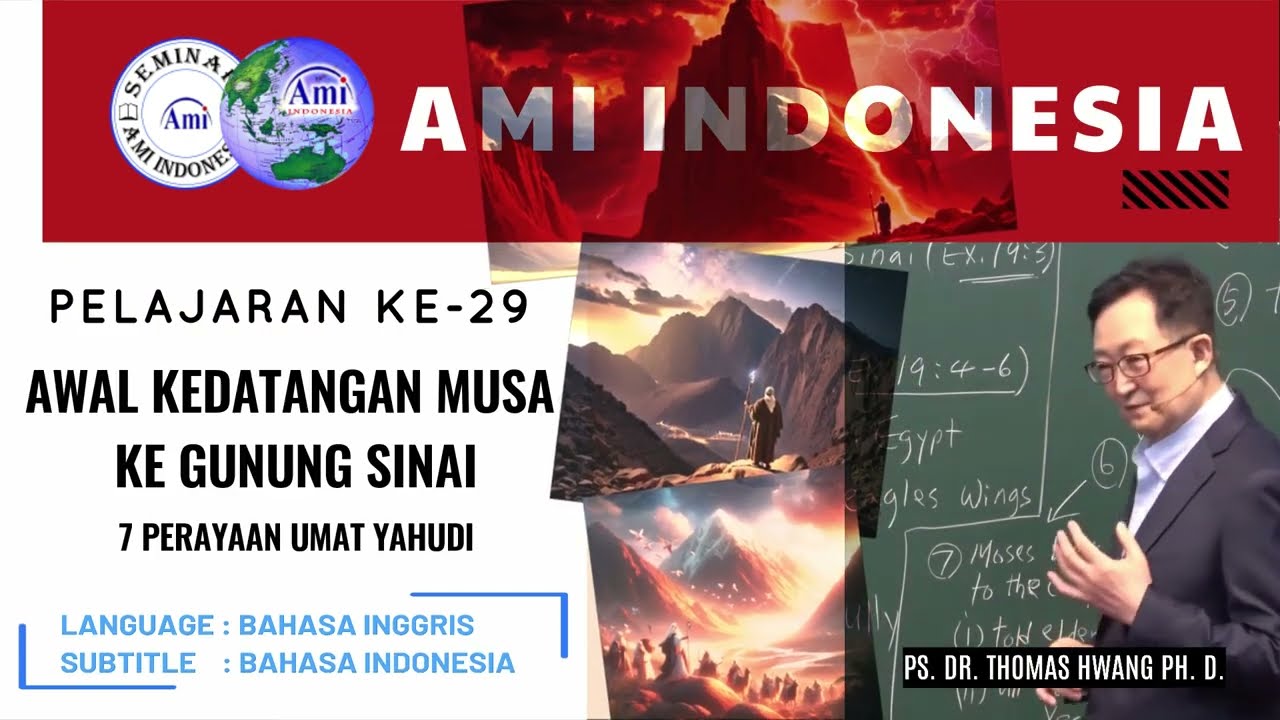 #29 AWAL KEDATANGAN MUSA DI GUNUNG SINAI | [🔉 English + 💬 Indonesia ]
