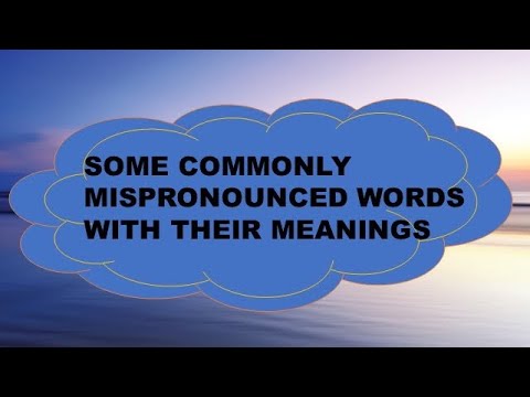 25 Helpful words! || some commonly mispronounced/misspelled words which is used in everyday life!