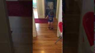 Echo running in designer heels