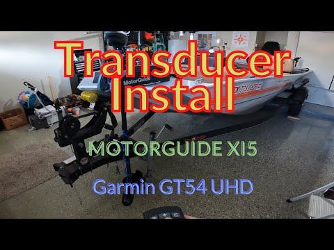 How to: Motor Guide Xi5 with Garmin GT54 UHD transducer Install Bass Tracker Heritage/Classic XL