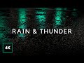 RAIN And THUNDER Sounds To Sleep Fast Night Thunderstorm For Insomnia Study Tinnitus Relief