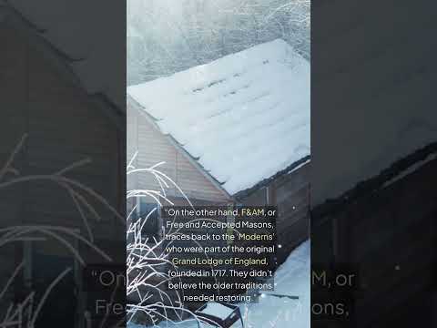 Most FREEMASONS do not know this! Ancients VS Moderns #freemasonry #shortsfeed #freemason