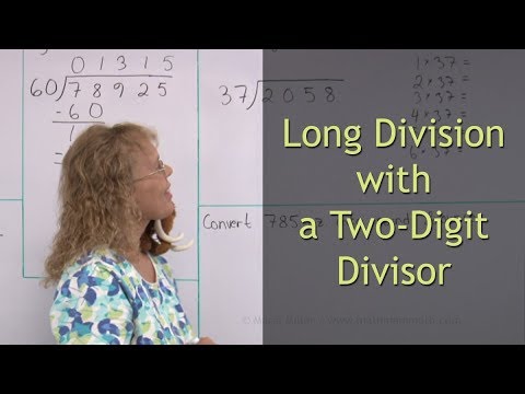 Long division with a two-digit divisor - 5th grade math - YouTube