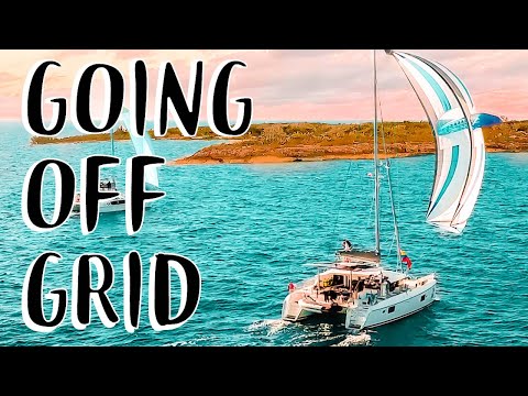 CATAMARAN SAILING UNINHABITED ISLANDS | Boat Life Full Time
