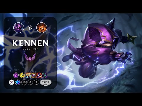 Kennen Top vs Gnar - KR Master Patch 12.23