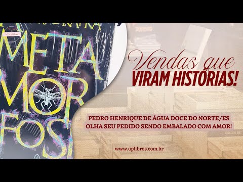 Pedido embalado e enviado para Pedro Henrique, de Água Doce do Norte/ES #aplibros #pedidoembalado