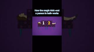 Download lagu 😮how the magic trick cut a person in half works 😮 mp3