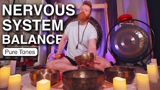 Frequencies for Balancing the Nervous System | Sound Healing Meditation