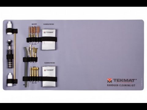 Tekmat  Integrated Cleaning Mat and  Universal Handgun Cleaning Kit