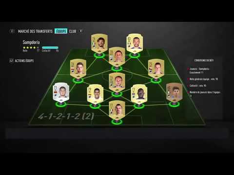FIFA20 SBC / DCE LIGUE SERIE A TIM - SAMPDORIA - SOLUTIONS PAS CHER
