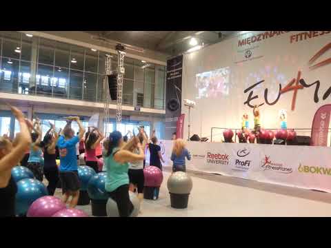 Drums Alive Eu4ya Poland fitness prezenter Katarzyna Przychocka