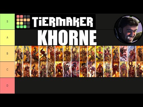 Khorne Unit Roster Tier List Updated