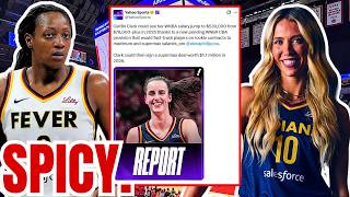 Caitlin Clark gets HUGE PAY BUMP to $530K! Indiana Fever Salary Cap about to get SPICY AF!