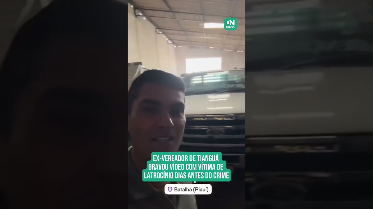 Imagem da notícia Suspeito de latrocínio, ex-vereador de Tianguá gravou vídeo com vítima dias antes do crime