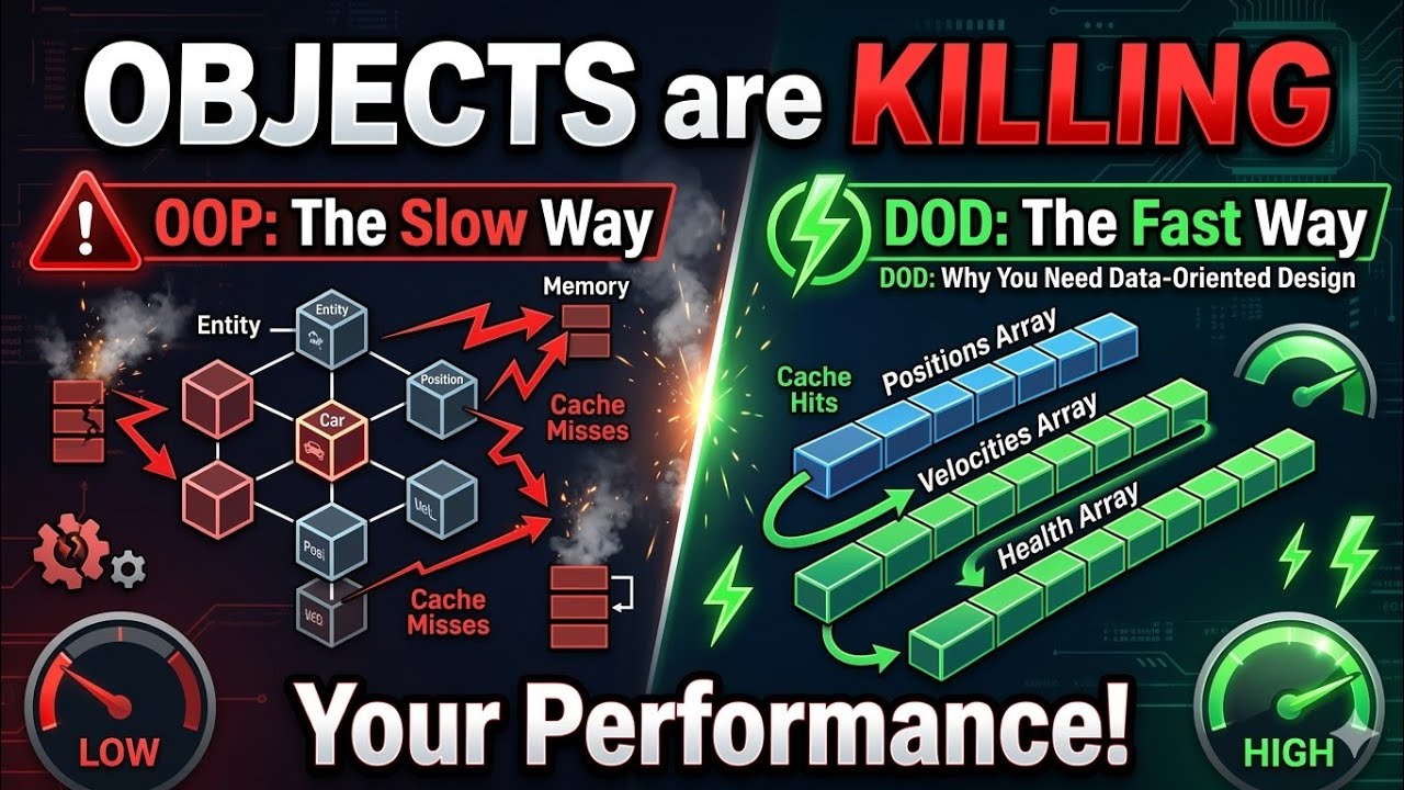 Data-Oriented Design: Why Objects are Performance Killers
