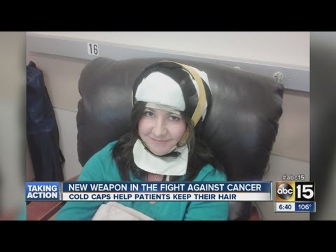 Cool caps help cancer patients keep their hair.