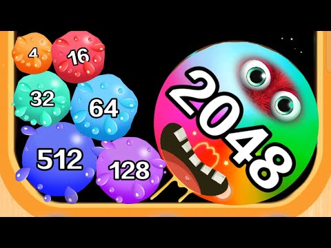 Satisfying Mobile Game / Bounce Merge vs Jelly Merge 3D - Ball Run 2048 Game Walkthrough New levels