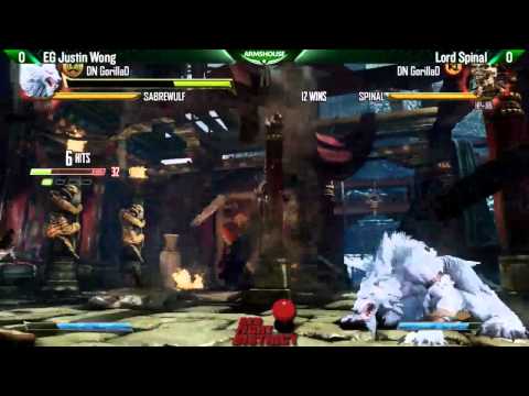 EG Justin Wong (Sabrewulf) vs Lord Spinal (Spinal) - KI RFD14
